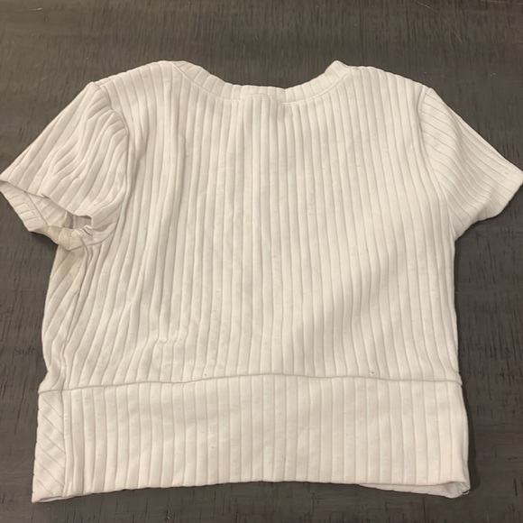 Cropped T-Shirt White - Picture 2 of 3